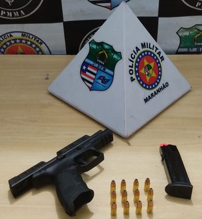 PMMA apreende arma de fogo em Imperatriz