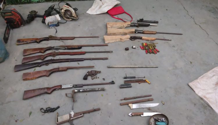 OPERAÇÃO TIRADENTES: POLÍCIA MILITAR ESTOURA FÁBRICA ARTESANAL E APREENDE 11 ARMAS DE FOGO