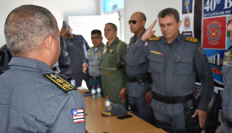 Tenente-coronel Serra assume o comando do 40º BPM