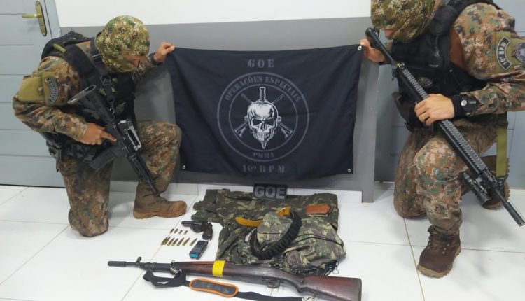 Polícia militar apreende 2 armas de fogo em Pedro do Rosário
