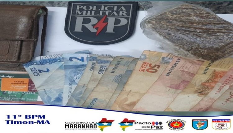Polícia Militar realiza apreensão de entorpecente