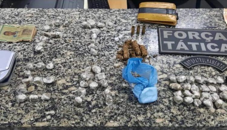 Polícia Militar prende suspeitos e apreende entorpecentes no bairro Ramal