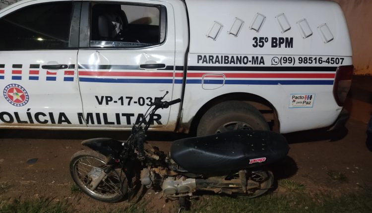 Operação Páscoa Segura: PMMA prende suspeito e recupera motocicleta furtada em Paraibano