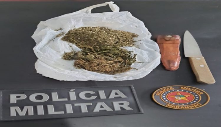 Operação Tiradentes: Polícia Militar apreende entorpecente em Itaipava do Grajaú-MA