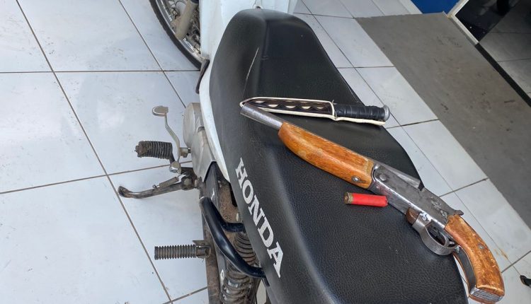 Polícia Militar prende suspeito de tentativa de homicídio e apreende arma de fogo em Trizidela do Vale