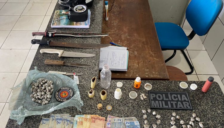 Polícia militar apreende grande quantidade de drogas no município de Belágua