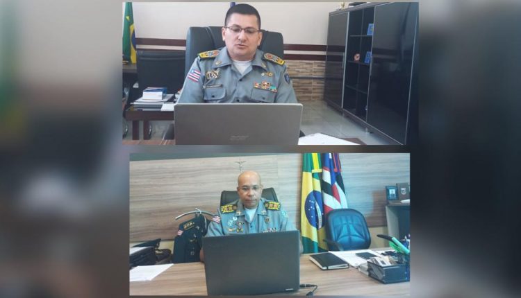 Comando da PMMA realiza reunião institucional com os comandantes de Unidade