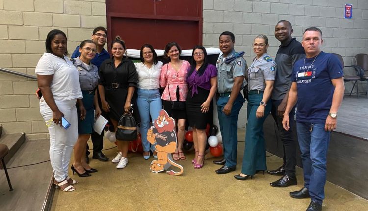 Solenidade de lançamento das atividades do PROERD na cidade de Pindaré-Mirim