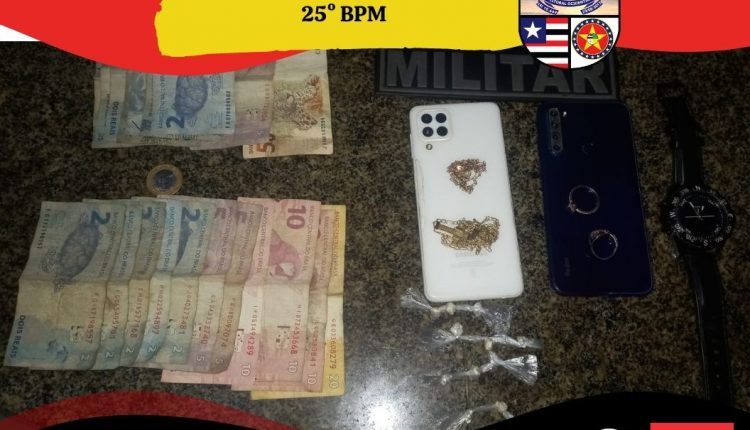 Polícia Militar prende homem com drogas na cidade de Apicum- Açu