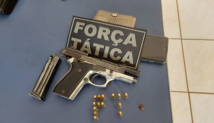 Polícia militar prende homem por porte ilegal de arma de fogo na cidade de Estreito