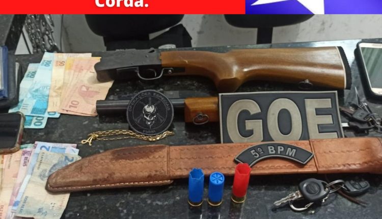 Polícia Militar apreende arma de fogo artesanal em Barra do Corda