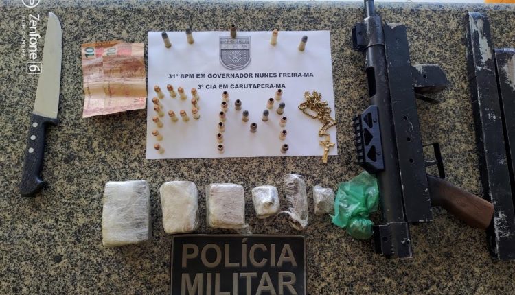 PMMA APREENDE ARMA DE FOGO EM CARUTAPERA
