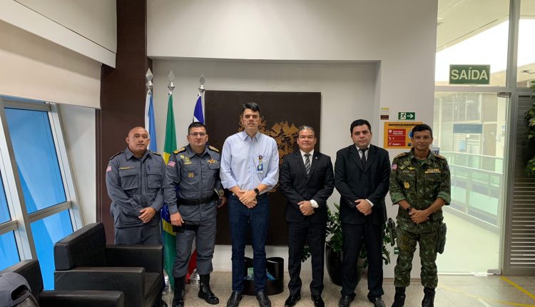 Comandante geral da PMMA participa de reunião técnica com a Emap