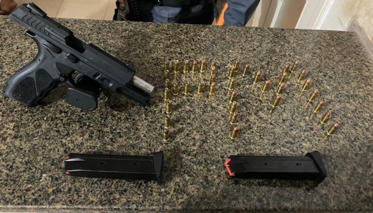 Polícia Militar apreende arma de fogo e munições na cidade de Vargem Grande