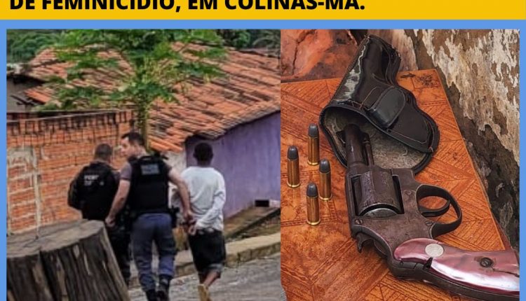 Polícia militar prende homem acusado de feminicídio na cidade de Colinas