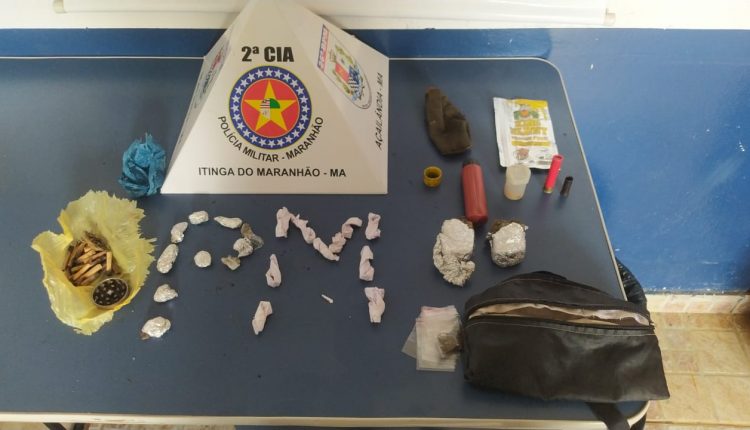 PMMA Prende suspeito de tráfico de drogas em Itinga MA