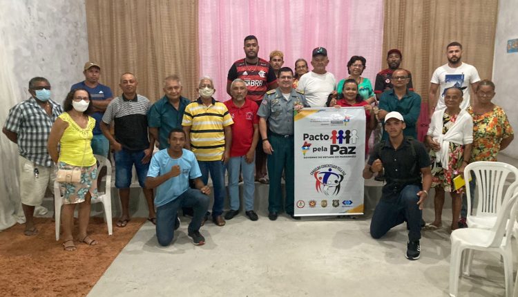 Comandante geral da PM participa de reunião com a comunidade em São José de Ribamar