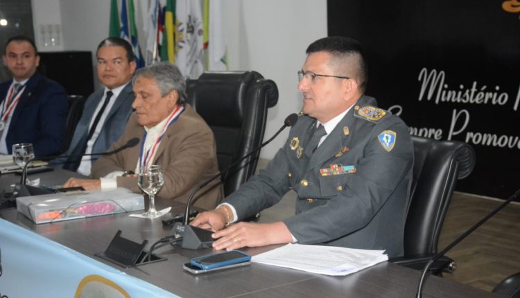 Comandante-geral da PMMA realiza palestra no 1° CONAMBRAS