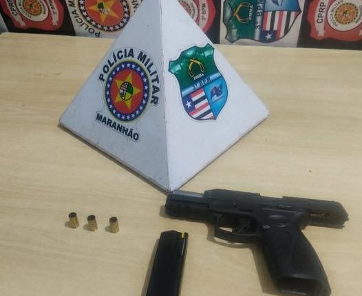 Polícia militar prende homem por porte ilegal de arma de fogo na cidade de Imperatriz
