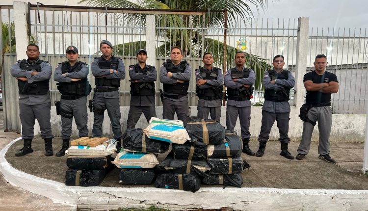 Policiais do 22º BPM apreendem quase 500kg de maconha em Paço do Lumiar