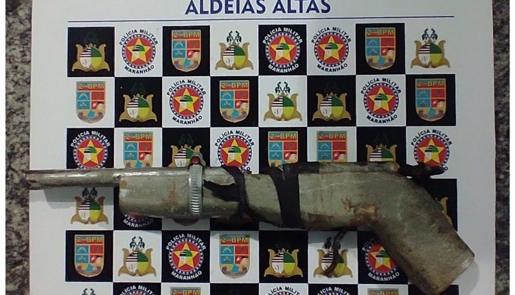 Polícia Militar recupera motocicleta roubada e apreende arma de fogo em Aldeias Altas