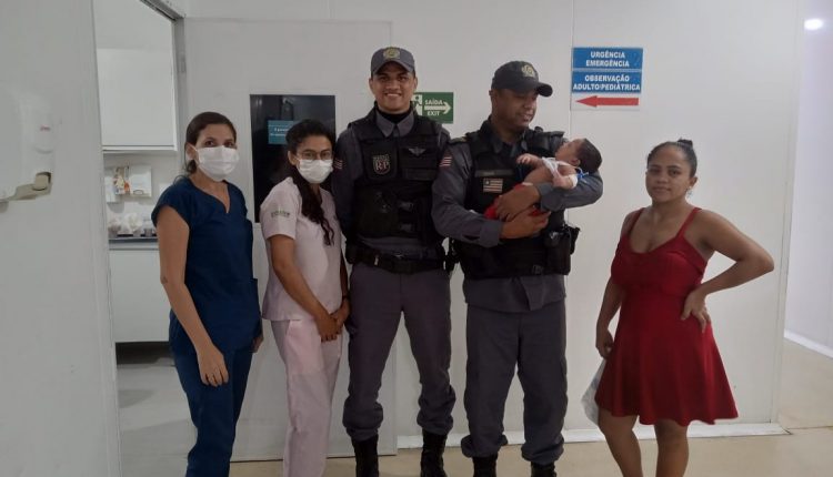 POLICIAIS MILITARES SALVAM CRIANÇA EM TIMON