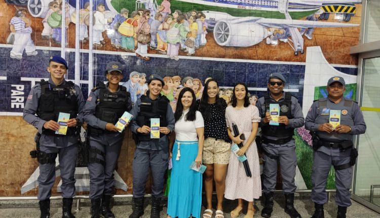 Comando de Segurança Comunitária realiza ações de conscientização no combate à violência doméstica