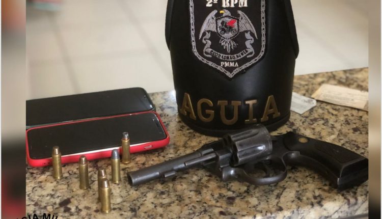 Esquadrão Águia apreende arma de fogo no Bairro Vila Arias, em Caxias