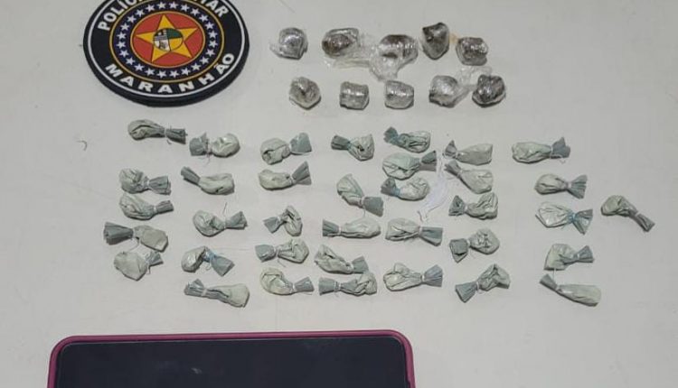 Polícia Militar prende mulher com drogas no Bairro Piancó em São Luís