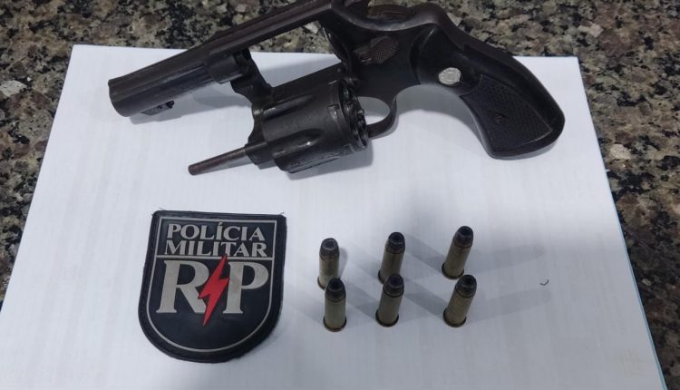 Em ação ostensiva, policiais militares da cidade de Timon apreendem arma de fogo