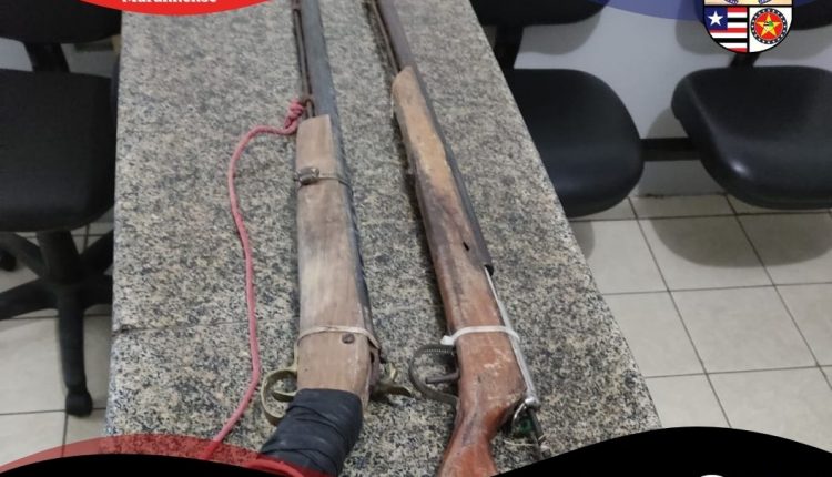 Operação conjunta das Polícias resulta em cumprimento de mandados de prisões e apreensões de armas de fogo em Bacuri