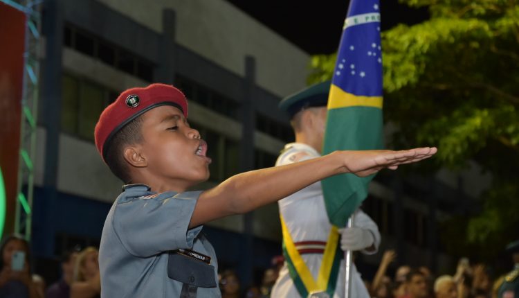PMMA realiza cerimonia de entrega da Boina aos novos alunos do Colégio Militar Tiradentes I