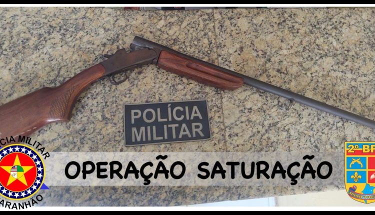 Polícia Militar retira duas armas de fogo de circulação durante Operação Saturação deflagrada na área do 2° BPM