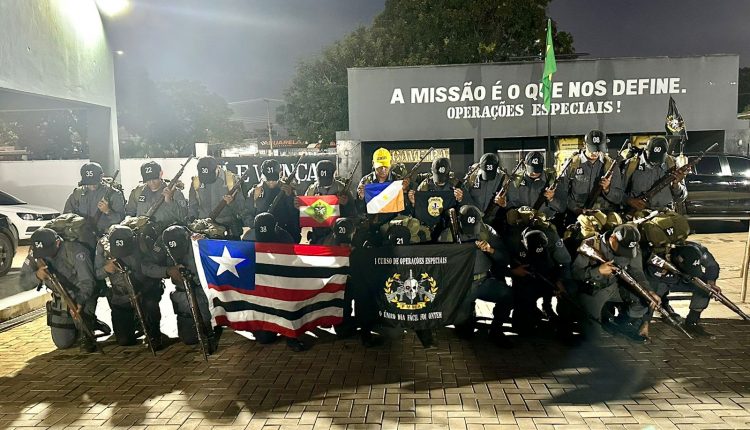 Instrutores e alunos do COESP da PMMA visitam instalações do COESP da Polícia Militar de Tocantins