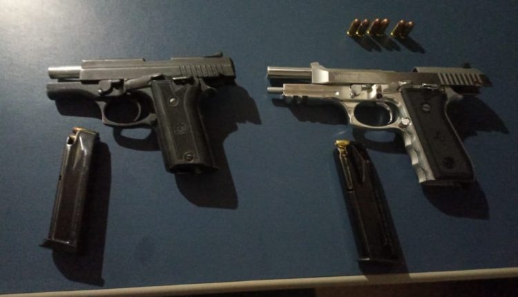 Polícia Militar conduz dois homens por porte ilegal de arma de fogo em Mirador-MA