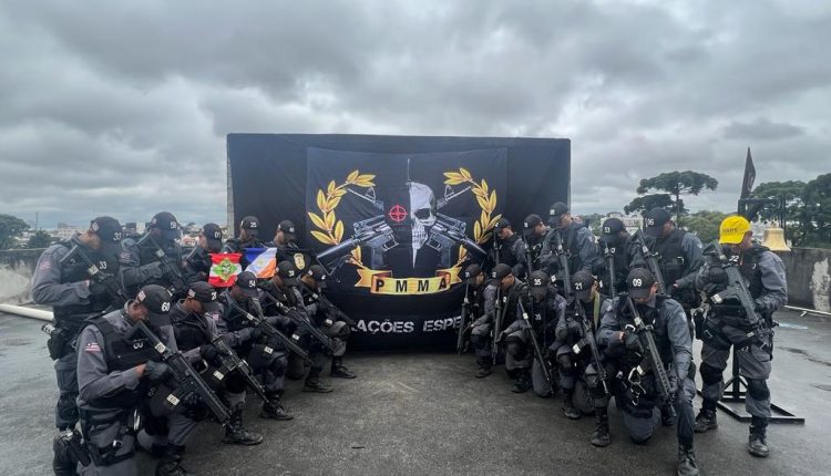 Policiais do COESP da PMMA recebem instrução de Operações Verticais na PM do Paraná