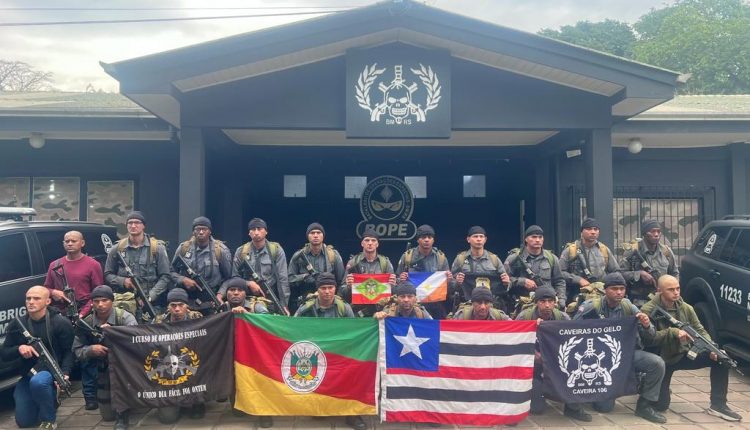 A BRIGADA MILITAR DO RIO GRANDE DO SUL MINISTRA INSTRUÇÕES PARA OS ALUNOS DO COESP DO MARANHÃO