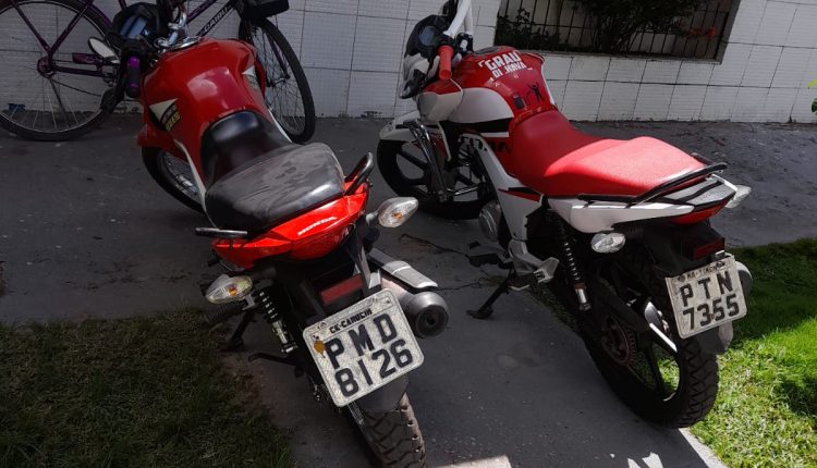 PMMA apreende três motocicletas roubadas na cidade de Chapadinha
