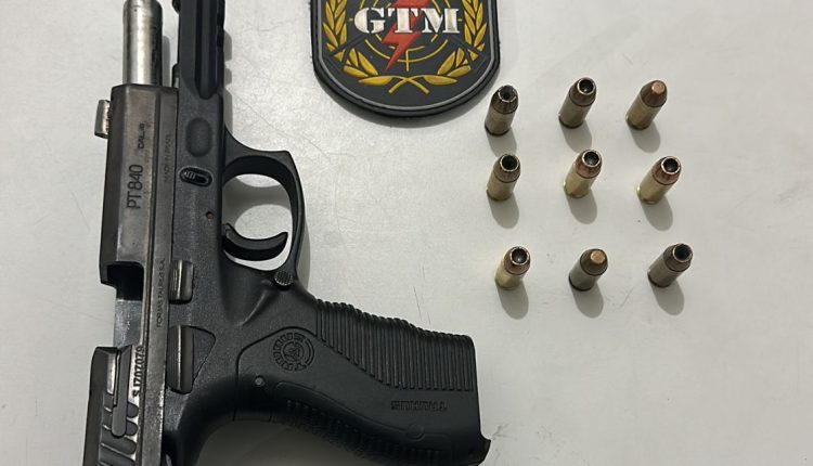 Polícia Militar prende homem por porte ilegal de arma de fogo no Parque Jair em São José de Ribamar