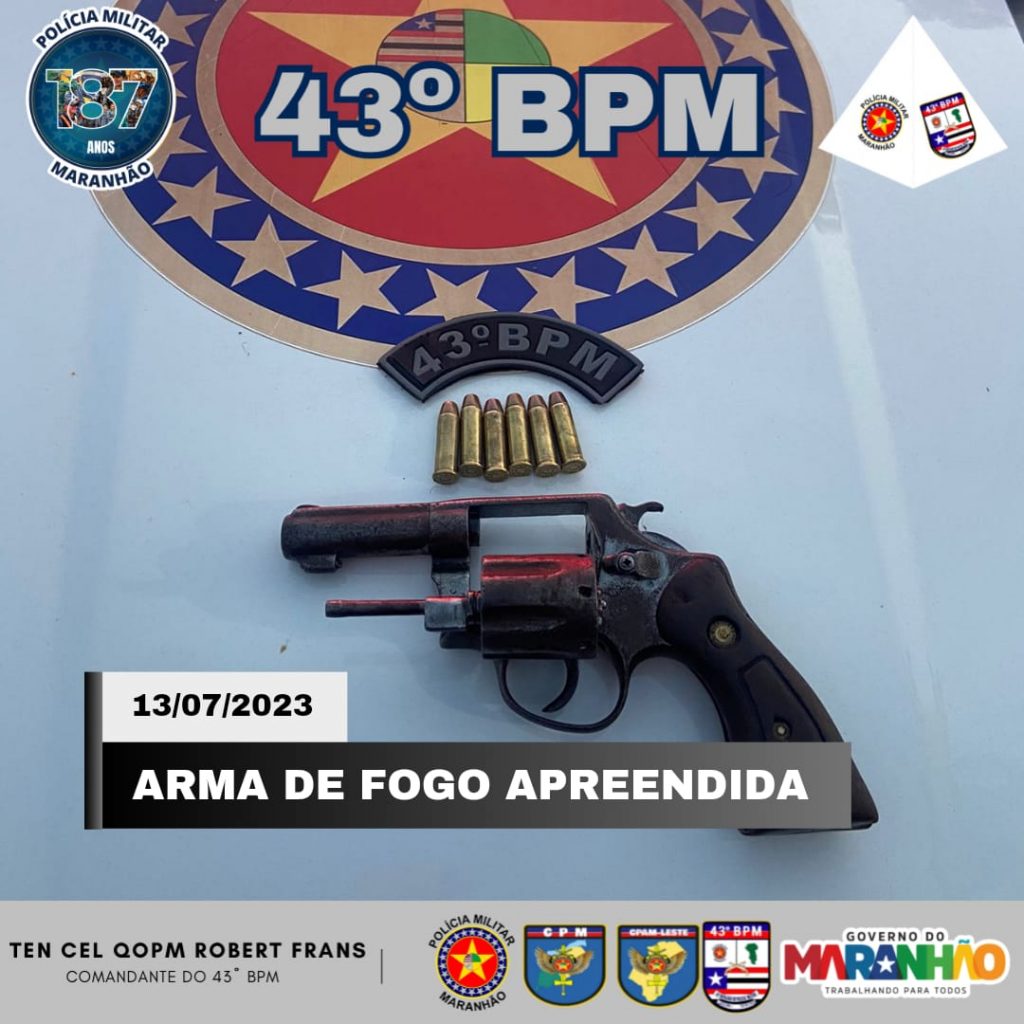 Polícia Militar prende dupla de assaltante com arma de fogo no Bairro Santa Bárbara em São Luís