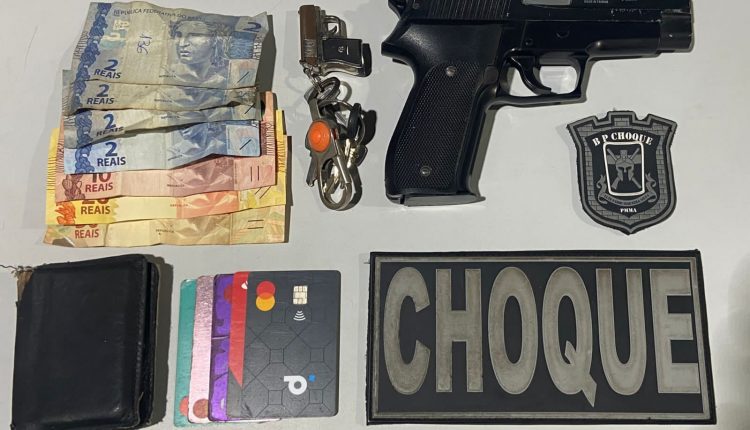 Polícia Militar recupera veículo roubado e prende quadrilha com arma de fogo falsa em Paço do Lumiar