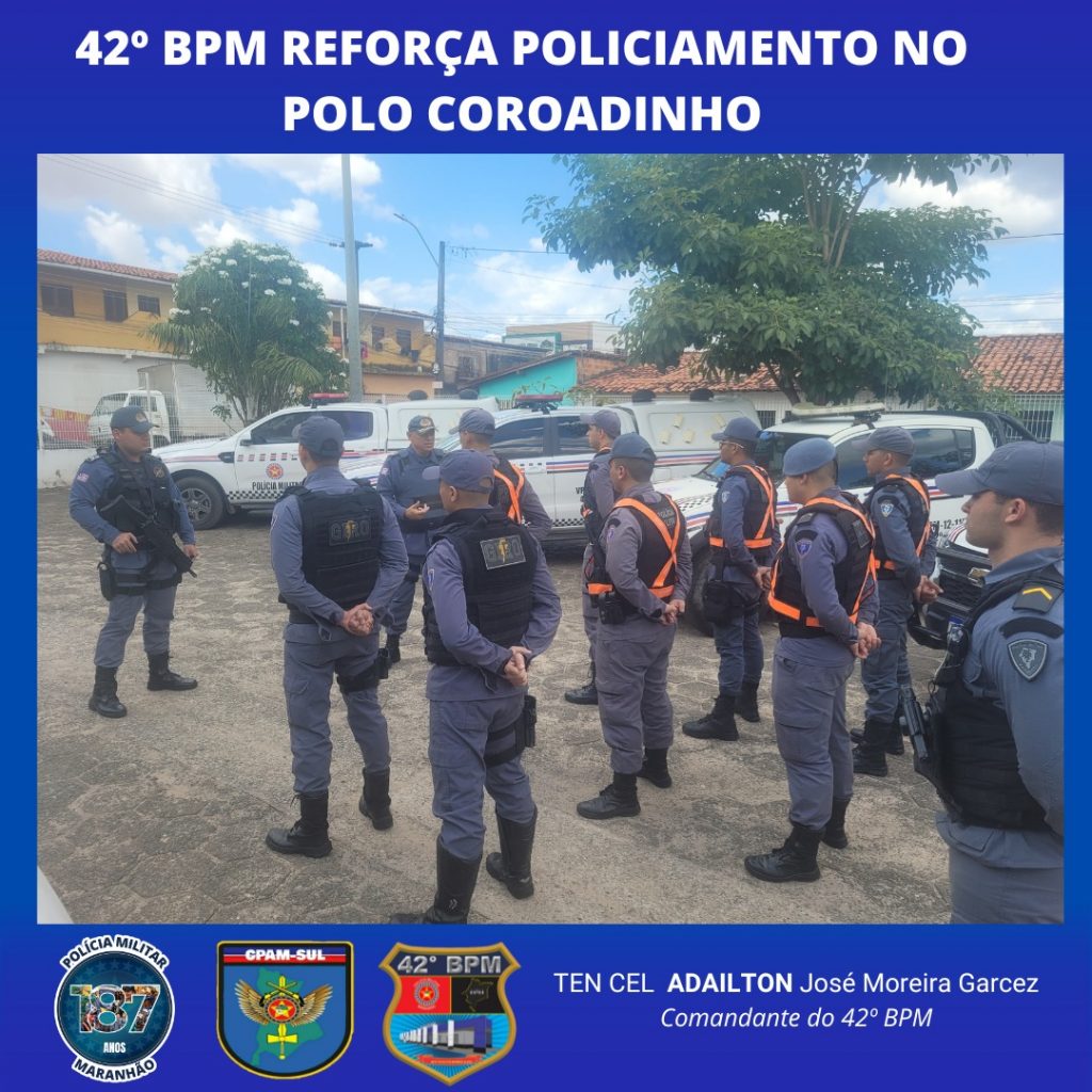 Polícia Militar reforça policiamento no polo Coroadinho