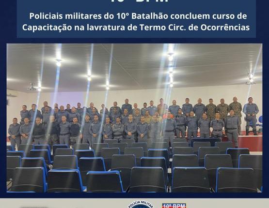 PMMA realiza Curso de Lavratura de Termo Circunstanciado de Ocorrência (TCO) para Policiais Militares em Pinheiro – MA