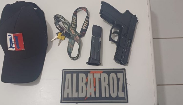 PMMA prende suspeito de roubo e apreende arma de fogo na Cohab