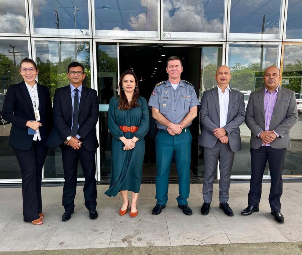 Comando da PM realiza visita institucional ao o coordenador do Gaeco – MPMA