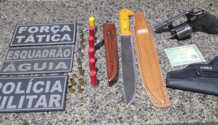 Polícia Militar prende homem por posse ilegal e disparo de arma de fogo em São João dos Patos