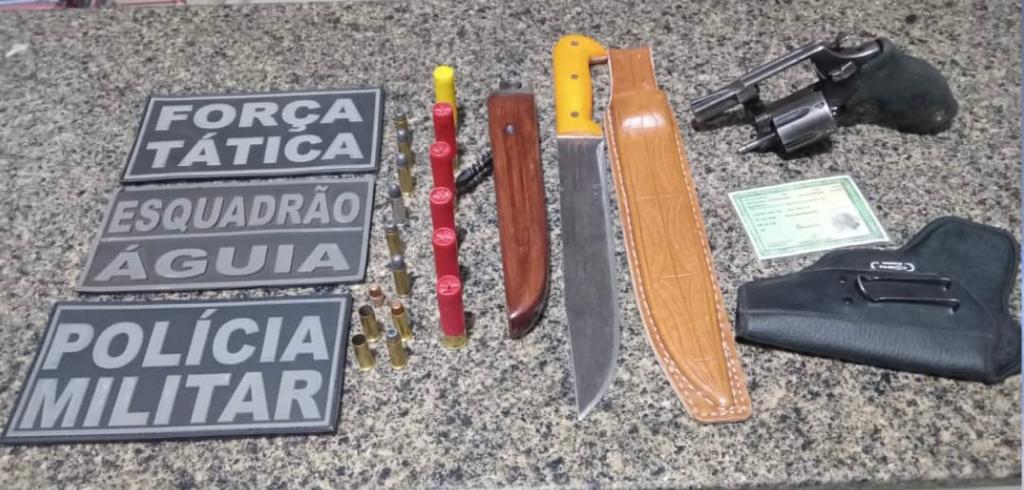 Polícia Militar prende homem por posse ilegal e disparo de arma de fogo em São João dos Patos