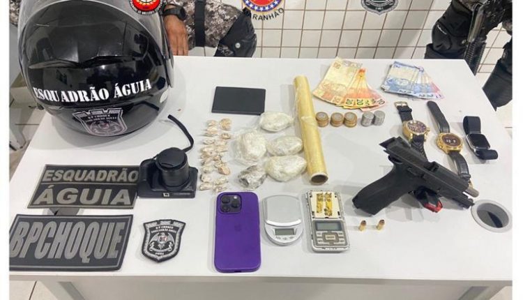 ESQUADRÃO ÁGUIA PRENDE INDIVÍDUO POR PORTE ILEGAL DE ARMA DE FOGO