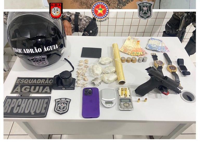 ESQUADRÃO ÁGUIA PRENDE INDIVÍDUO POR PORTE ILEGAL DE ARMA DE FOGO