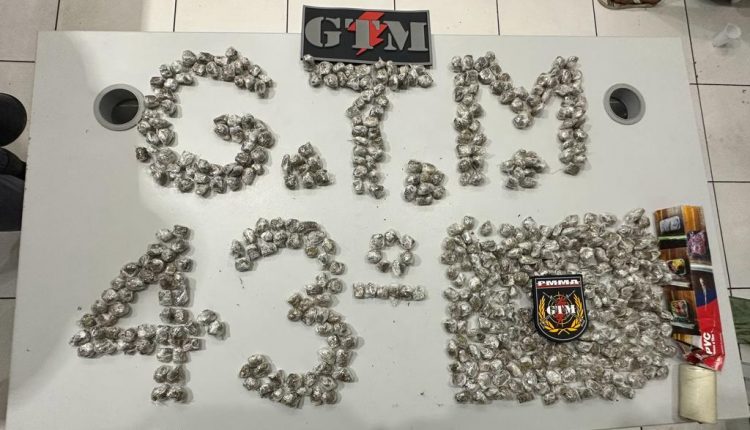 PMMA apreende 512 “buchas” de maconha no Bairro da Vila Janaina em São Luís